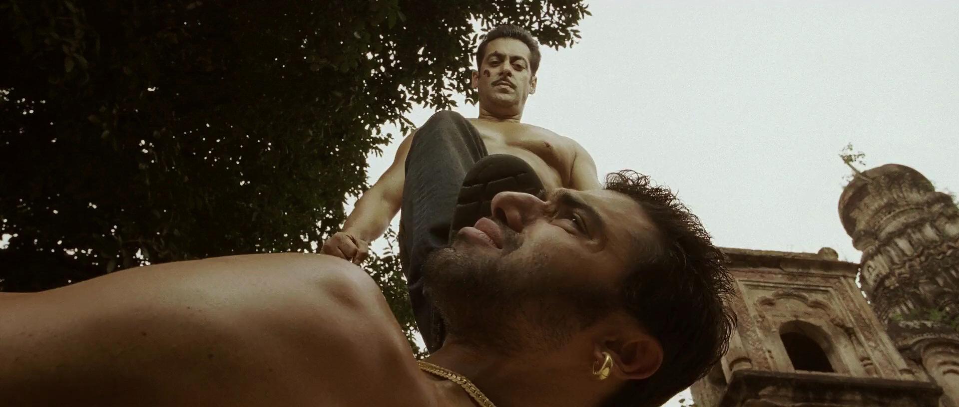 Salman Khan and Nikitin Dheer in Dabangg 2 (2012)