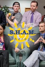 Trevor Roberts, Arthur MacKinnon, Chris Cope, Merren McMahon, Rowan Jang, and Larissa Thompson in S.H.A.M. Therapy (2017)