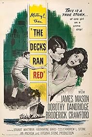 James Mason, Dorothy Dandridge, and Stuart Whitman in The Decks Ran Red (1958)