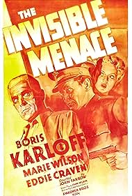 Boris Karloff, Eddie Craven, and Marie Wilson in The Invisible Menace (1938)