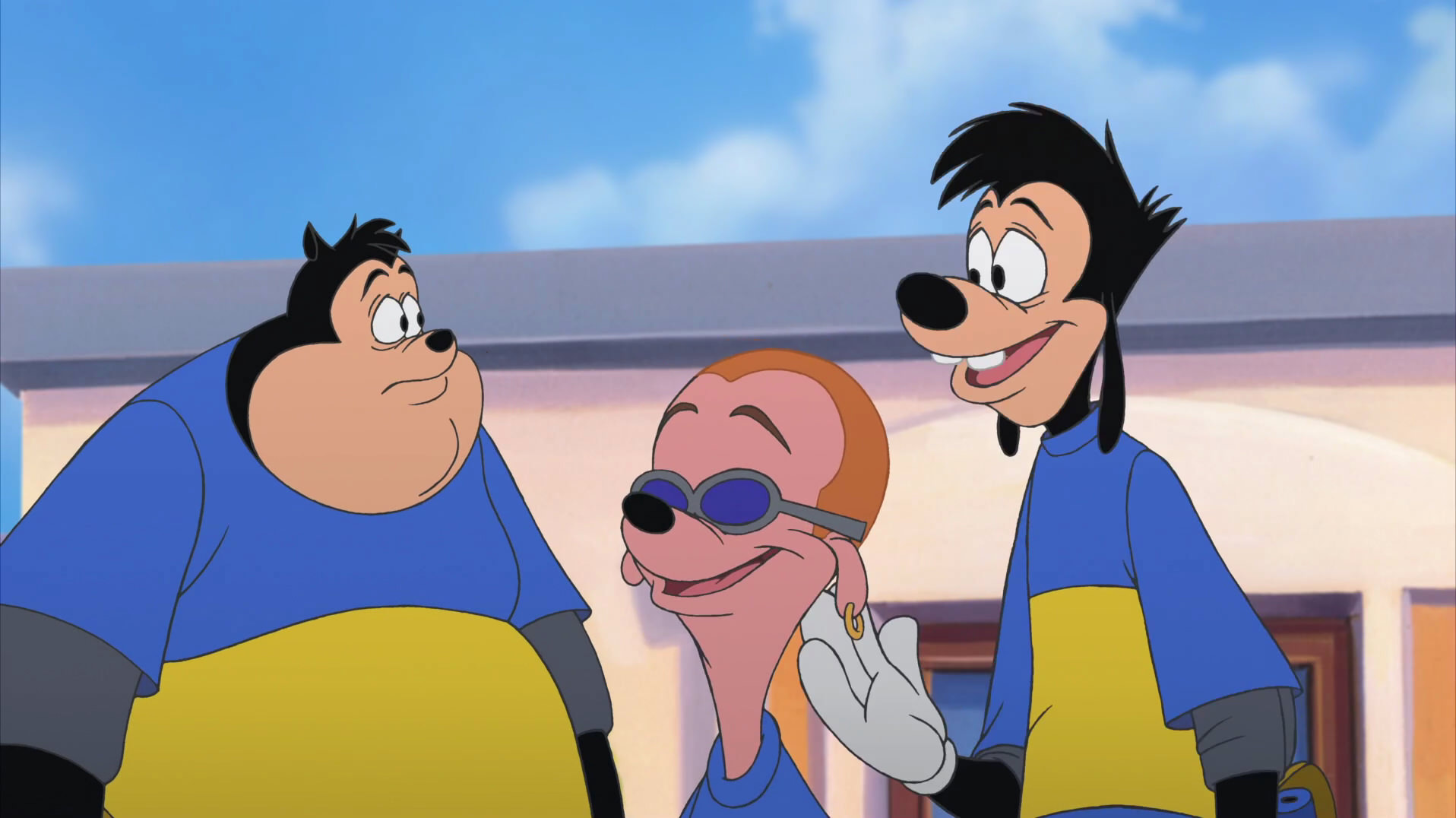 Pauly Shore, Jason Marsden, and Rob Paulsen in An Extremely Goofy Movie (2000)