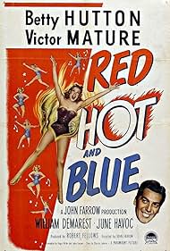 Victor Mature and Betty Hutton in Red, Hot and Blue (1949)