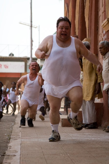 Jason 'Wee Man' Acuña and Preston Lacy in Jackass Number Two (2006)