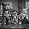 Peggy Bryan, Basil Radford, and Naunton Wayne in Dead of Night (1945)