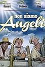 Humphrey Bogart, Peter Ustinov, and Aldo Ray in Non siamo angeli (1955)