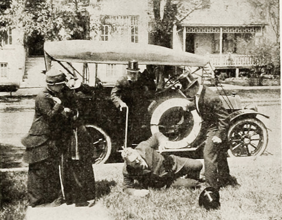 Beverly Bayne, Francis X. Bushman, Thomas Commerford, John Cossar, and Helen Dunbar in One Wonderful Night (1914)