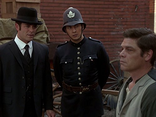 Yannick Bisson, Grant Nickalls, and Jonny Harris in Murdoch Mysteries (2008)