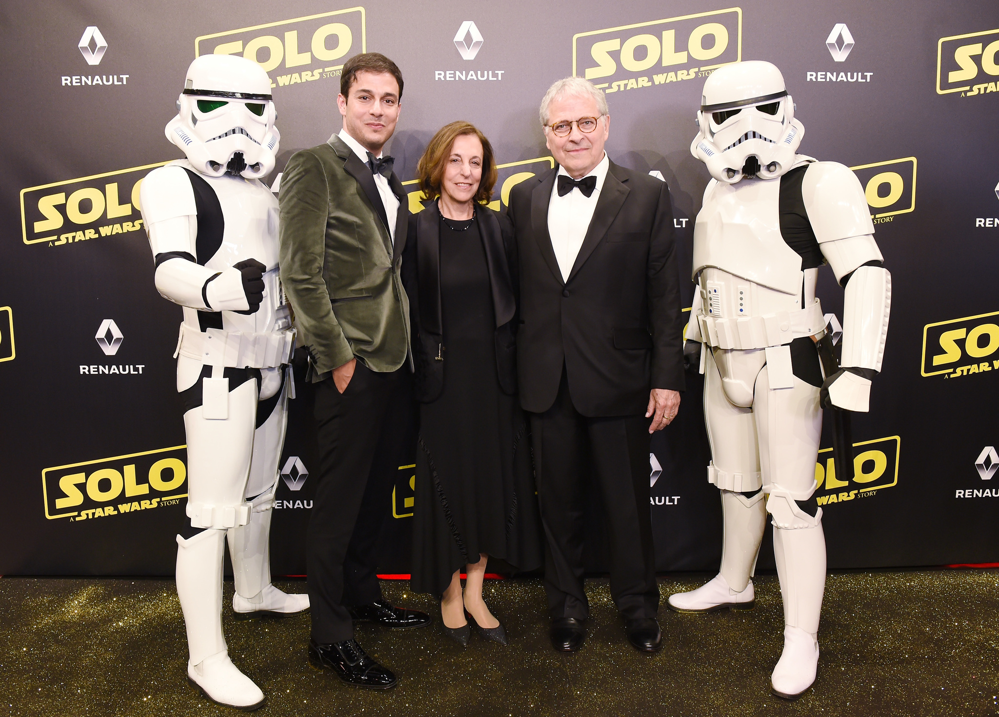 Lawrence Kasdan, Jonathan Kasdan, and Meg Kasdan at an event for Solo: A Star Wars Story (2018)