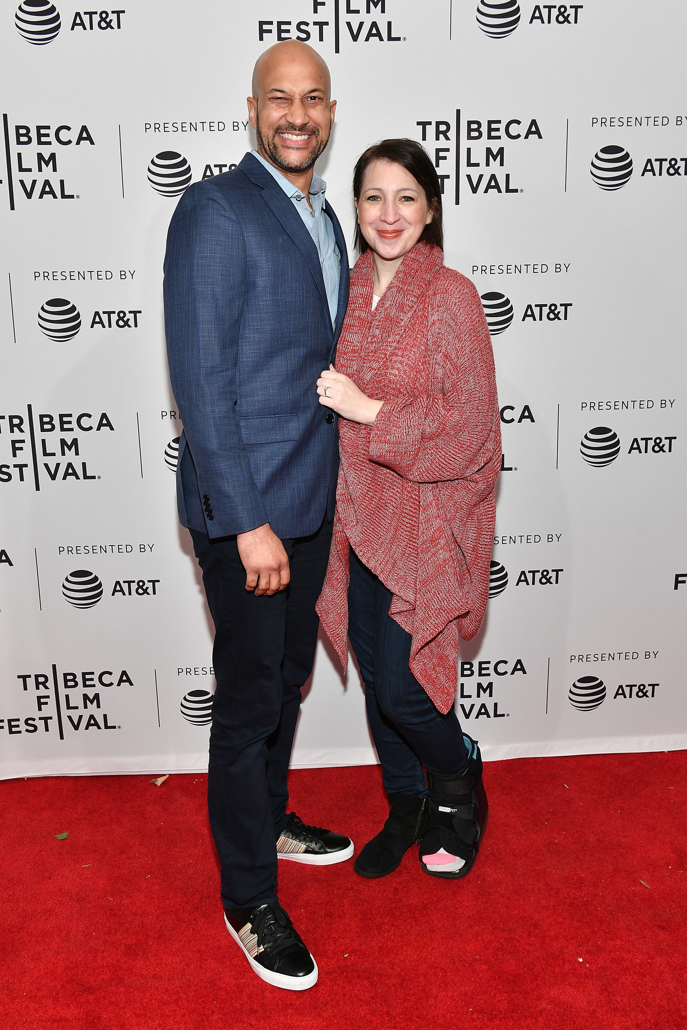 Elle Key and Keegan-Michael Key at an event for Cargo (2017)