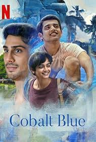 Neelay Mehendale, Prateik Patil Babbar, and Anjali Sivaraman in Cobalt Blue (2022)