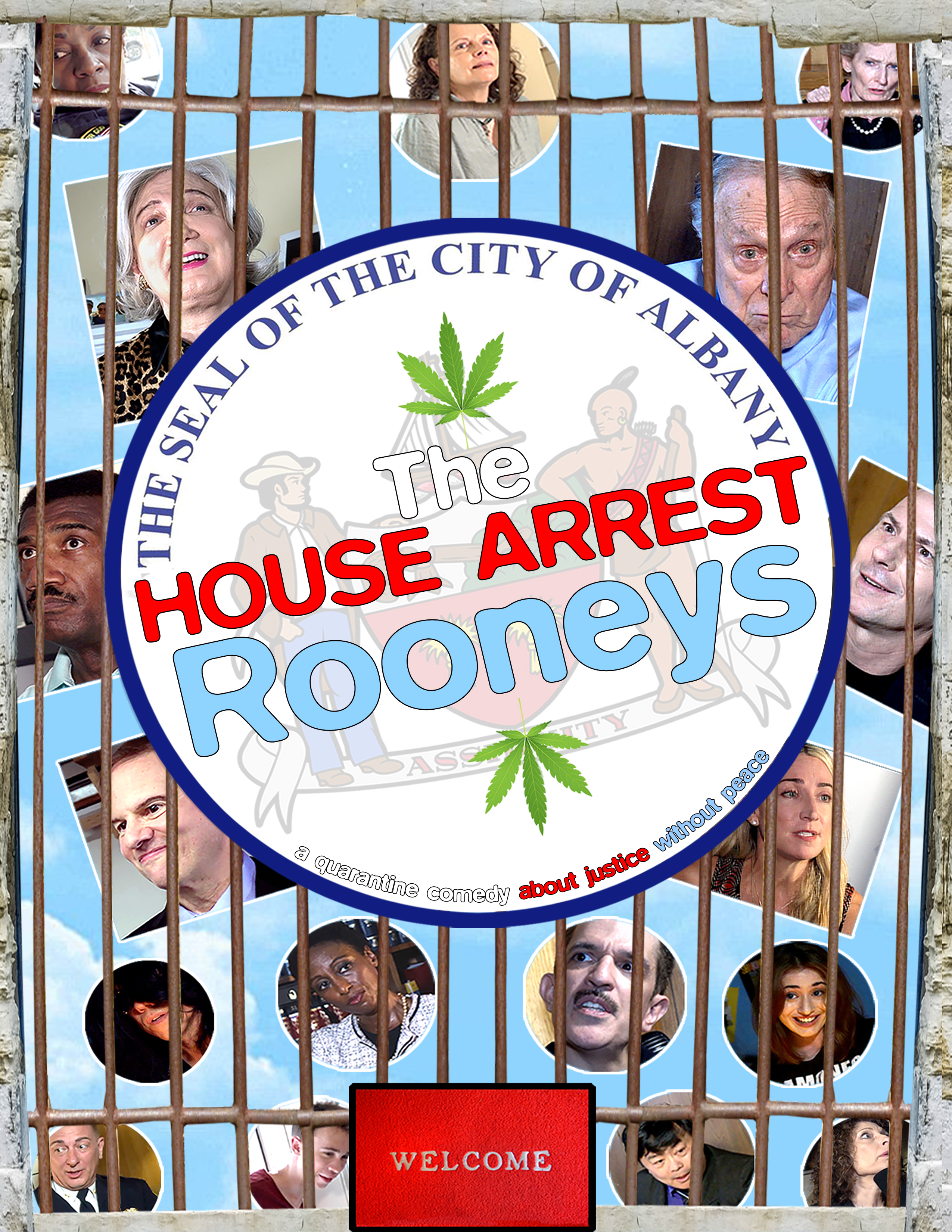 Charles Busch, Donna Cooper, Greg Mullavey, Maryann Plunkett, Melinda Tanner, Peter Welch, Aidan J. Lawrence, Robert G. McKay, Michael Gentile, Lei Zhou, Cecelia Antoinette, Camille Saturday, Meghan Rafferty, Kevin Cristaldi, Shane Patrick, Brigid Harrington, and Glen Russo in The House Arrest Rooneys (2021)