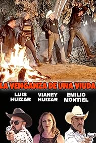 Carlos Caballero, Juan Lopez El Traviezo, Emilio Montiel, Luis Huizar, Vianey Huizar, Reynaldo Gutierrez, and Alma Galvan La Michoacana in La Venganza De Una Viuda (2021)