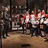 André Bouchet, Géraldine Lapalus, Mourad Ameur, Olivier Minne, Moïse Santamaria, Marine Lorphelin, Adil Rami, Benoît Dubois, and Maëva Coucke in Fort Boyard (1990)