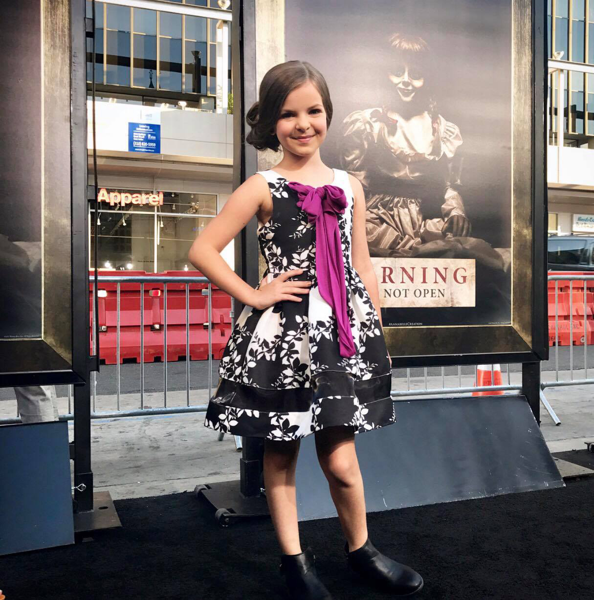 Samara Lee, New Line Cinema Red Carpet Premiere of Annabelle Creation, Los Angeles, CA, August 7, 2017