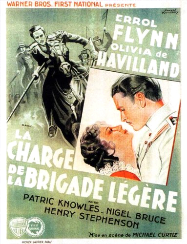 Olivia de Havilland and Errol Flynn in The Charge of the Light Brigade (1936)