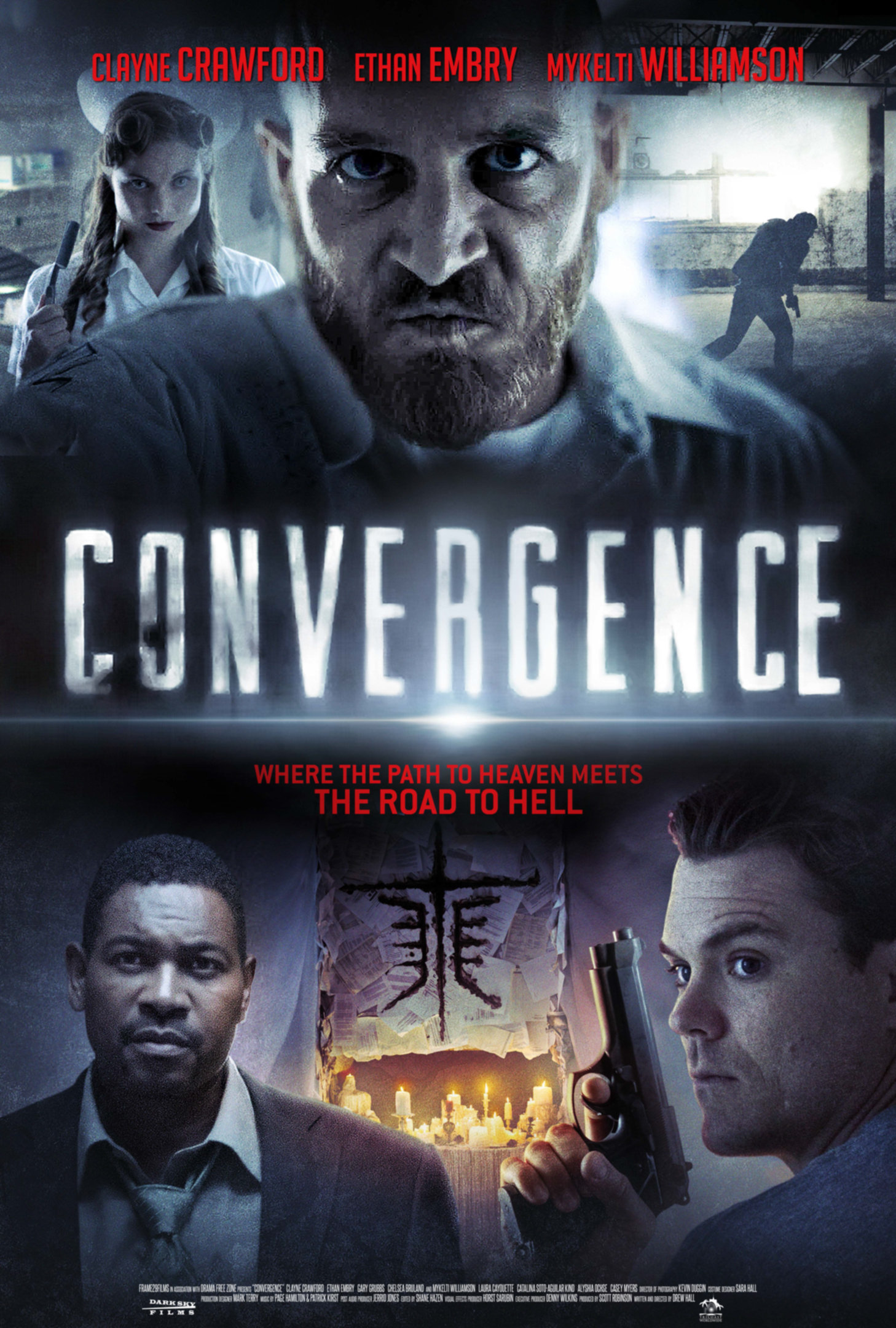 Clayne Crawford, Ethan Embry, Mykelti Williamson, and Chelsea Bruland in Convergence (2015)