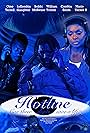 Mario Terrell II, LaKesshia Slaughter, Bobbi McSwine, and Gino Terrell in Hotline (2023)