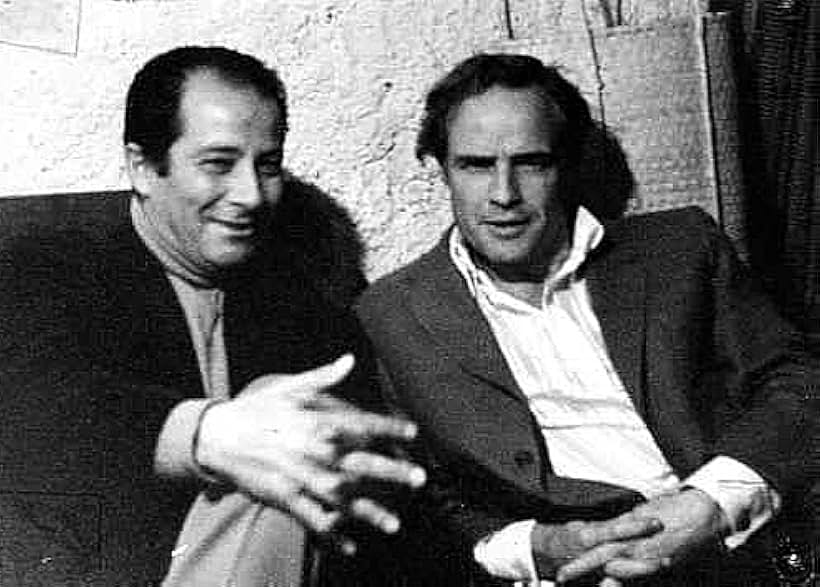 Marlon Brando and Gillo Pontecorvo at an event for Burn! (1969)