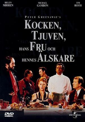 Helen Mirren, Michael Gambon, Richard Bohringer, and Alan Howard in The Cook, the Thief, His Wife & Her Lover (1989)