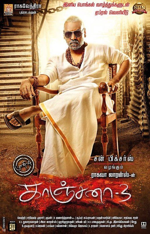 Raghava Lawrence in Kanchana 3 (2019)