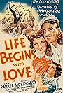 Edith Fellows, Douglass Montgomery, and Jean Parker in Life Begins with Love (1937)