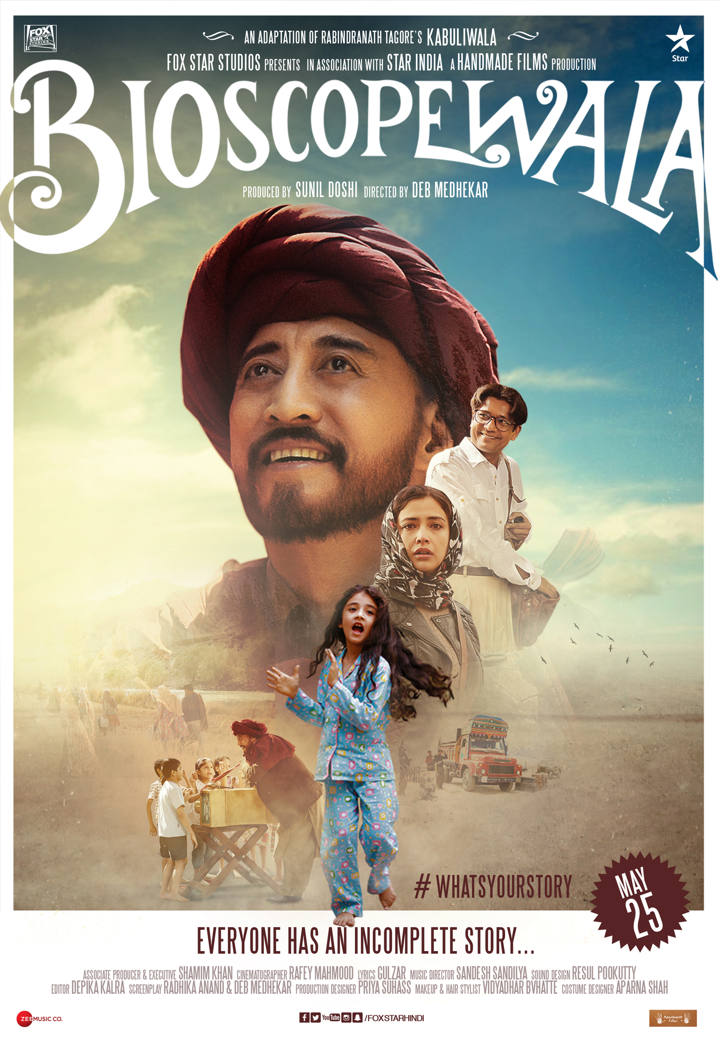 Danny Denzongpa, Adil Hussain, Geetanjali Thapa, and Miraya Suri in Bioscopewala (2017)