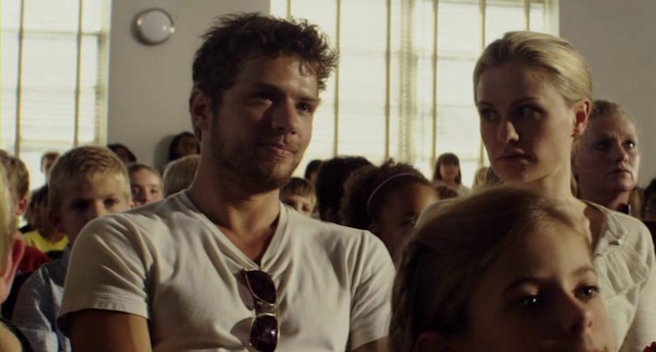 Ryan Phillippe and Anna Paquin in Straight A's (2013)