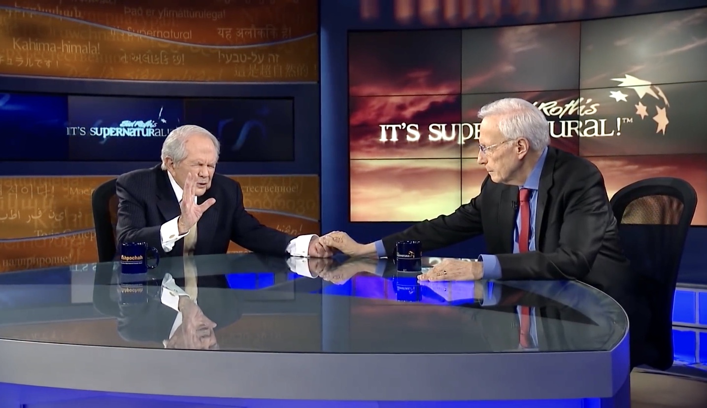 Pat Robertson and Sid Roth in Sid Roth's It's Supernatural (1996)