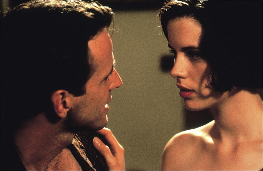 Kate Beckinsale and Aidan Quinn in Haunted (1995)