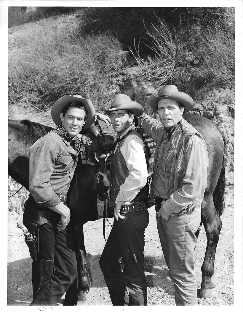 Neville Brand, Peter Brown, Philip Carey, and William Smith in Laredo (1965)