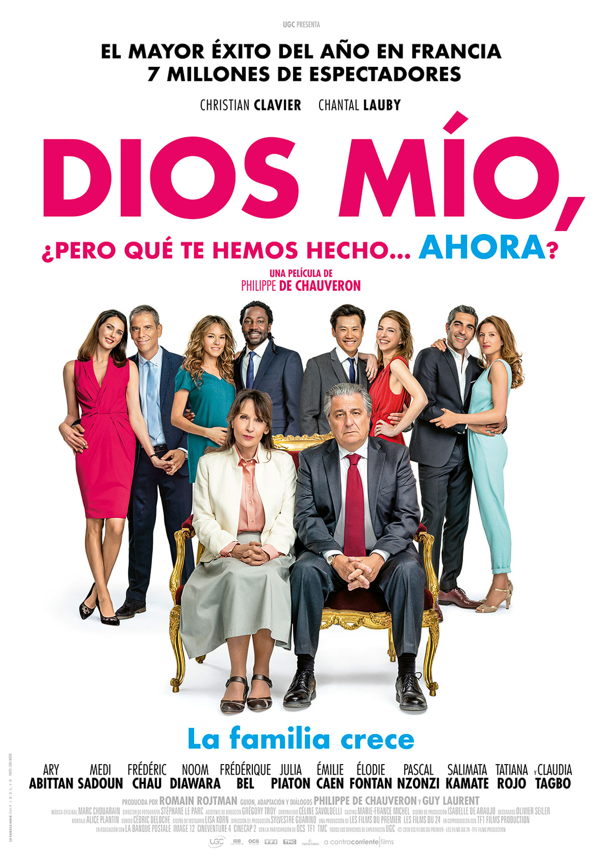 Christian Clavier, Élodie Fontan, Chantal Lauby, Frédérique Bel, Émilie Caen, Julia Piaton, Noom Diawara, Frédéric Chau, Ary Abittan, and Medi Sadoun in Serial (Bad) Weddings 2 (2019)