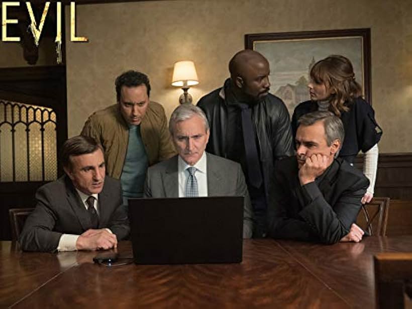 Anthony Alessandro, Aasif Mandvi, Rocco Sisto, Katja Herbers, Pedro Carmo, and Mike Colter in Vatican III (2019)