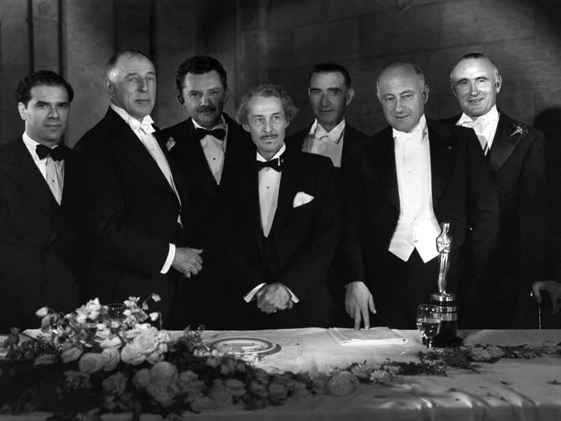 D.W. Griffith, Frank Capra, Cecil B. DeMille, G.W. Bitzer, and Donald Crisp