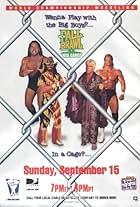 Ric Flair, Larry Pfohl, Randy Savage, and Paul Wight in WCW Fall Brawl (1996)