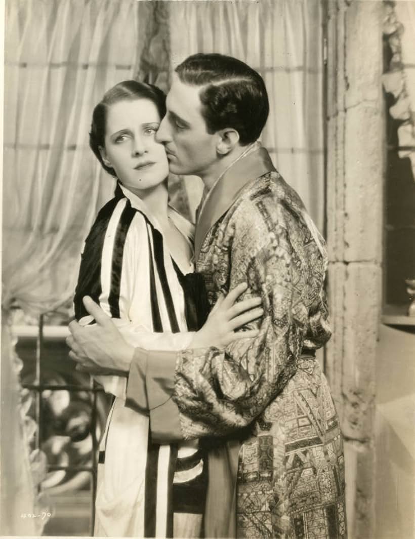 Basil Rathbone and Norma Shearer in The Last of Mrs. Cheyney (1929)