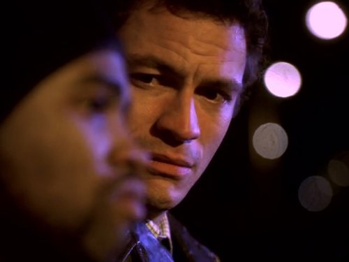 Dominic West and Kamal Bostic-Smith in The Wire (2002)