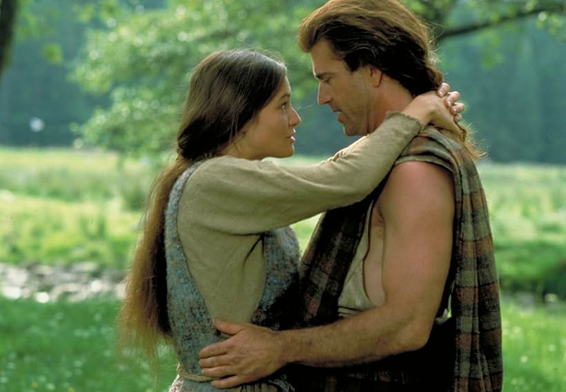 Mel Gibson and Catherine McCormack in Braveheart (1995)