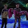 Cayden Boyd, Taylor Lautner, and Taylor Dooley in The Adventures of Sharkboy and Lavagirl 3-D (2005)