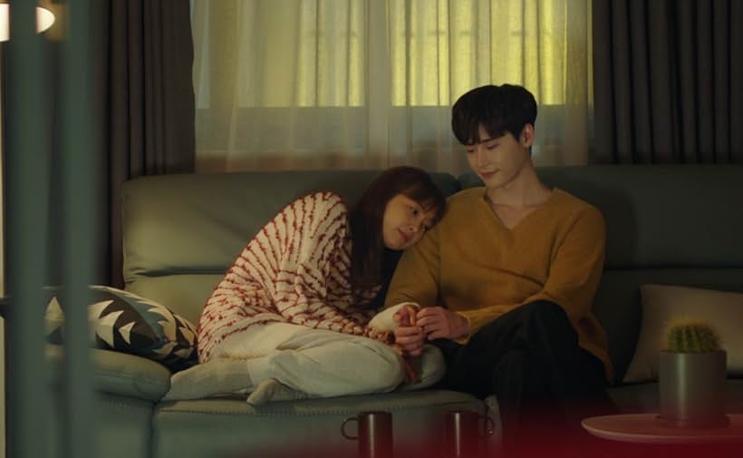 Lee Na-young and Lee Jong-suk in Romance Is a Bonus Book (2019)