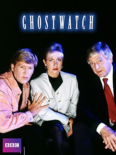 Sarah Greene, Michael Parkinson, and Mike Smith in Ghostwatch (1992)