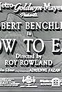 How to Eat (1939)