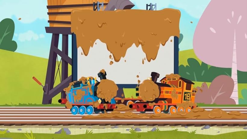 Aaron Barashi, Sade Smith, Meesha Contreras, and Talia Evans in Thomas & Friends: All Engines Go (2021)