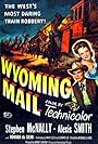 Stephen McNally and Alexis Smith in Wyoming Mail (1950)