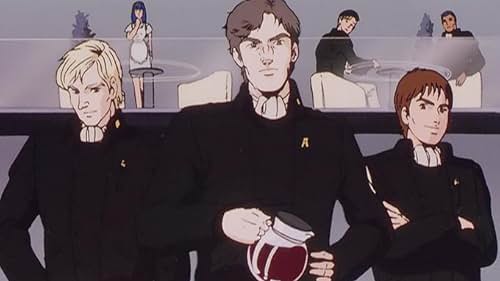 Michio Hazama, Jûrôta Kosugi, and Keiichi Nanba in Legend of the Galactic Heroes (1988)