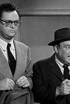 Joe Besser and Jim Hawthorne in 'Fraidy Cat (1951)