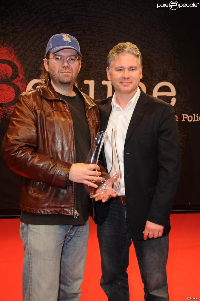 Yvan Gauthier (writer / director) with Warren Ostergard (actor / producer) at the BEAUNE INTERNATIONAL THRILLER FILM FESTIVAL (2011)