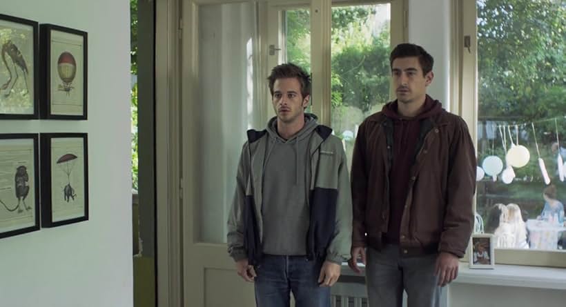 Anton Weil and Vasilis Magouliotis in The Man with the Answers (2021)