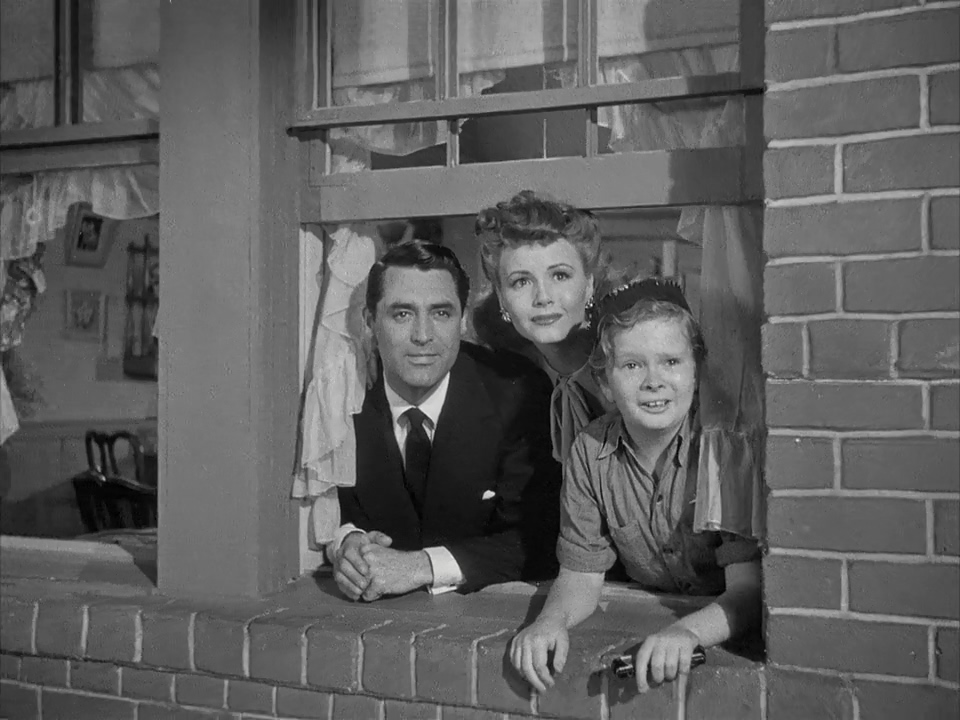 Cary Grant, Janet Blair, and Ted Donaldson in Once Upon a Time (1944)