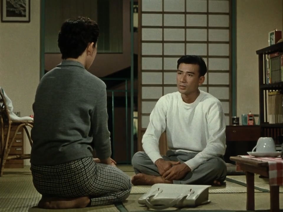 Ineko Arima and Keiji Sada in Equinox Flower (1958)