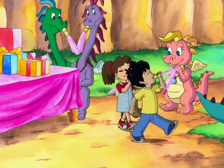 Kathleen Barr, Eli Gabay, Andrea Libman, Danny McKinnon, Jason Michas, Ty Olsson, Chantal Strand, and Aida Ortega in Dragon Tales (1999)